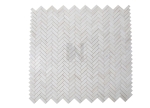 Wooden White 1''x3'' Herringbone Marble Mosaic