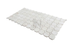 Wooden White Octagon Marble Mosaic